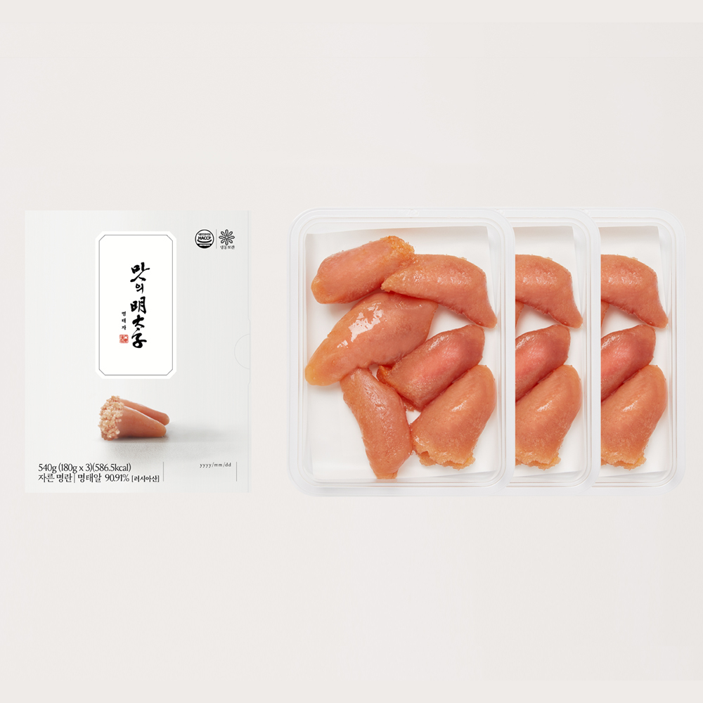 맛의명태자 자른명란 대용량 540g (저염 선동 백명란 못난이 파지명란) - 상세 이미지 5