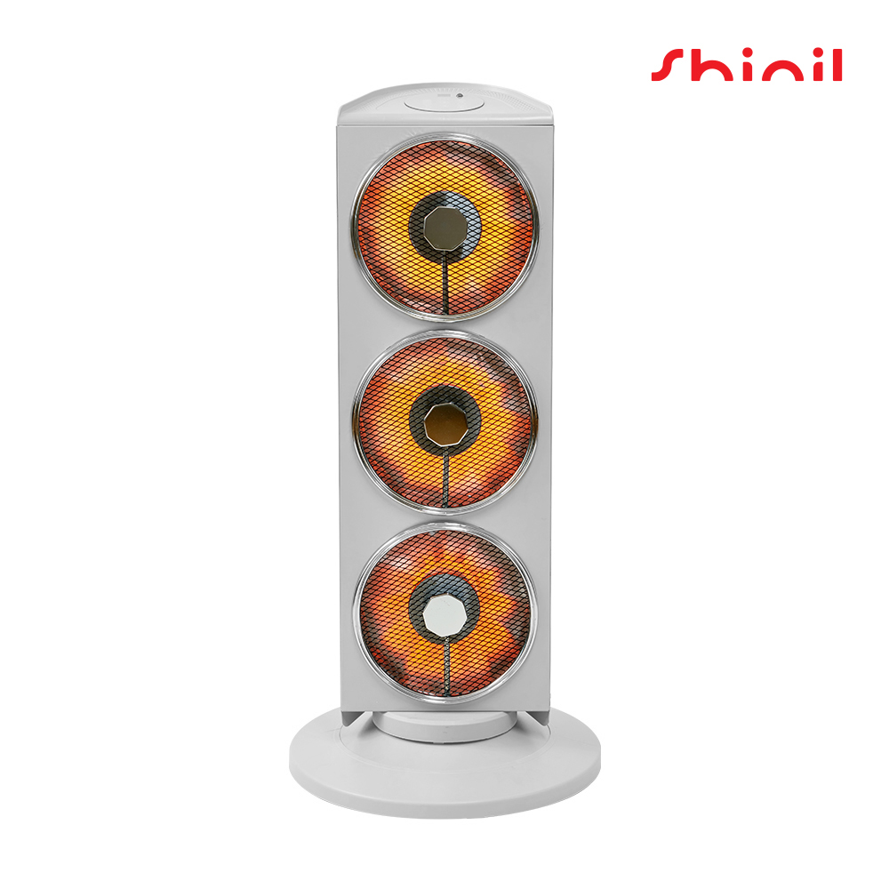 신일전자 전기히터 업소용히터 난로 대형 하이라이트 스토브 사무실 난방기 3구 SEH-HS2800BL