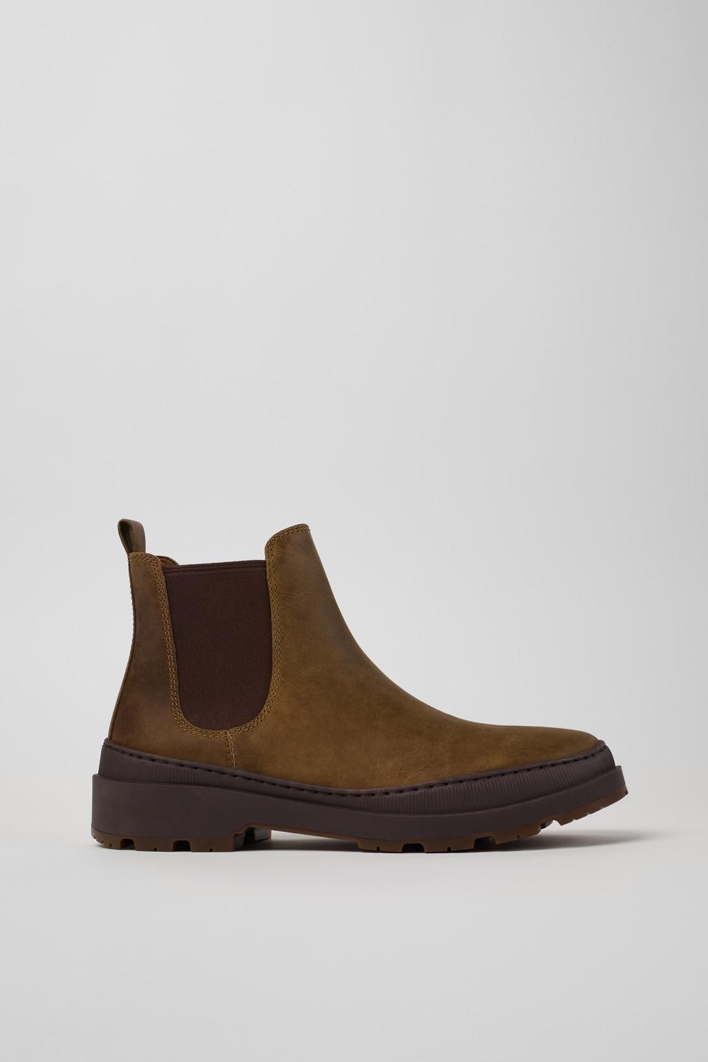 캠퍼 브라운 누벅 남성 앵클부츠 Brutus Trek K300435-014 BROWN - 상품 이미지