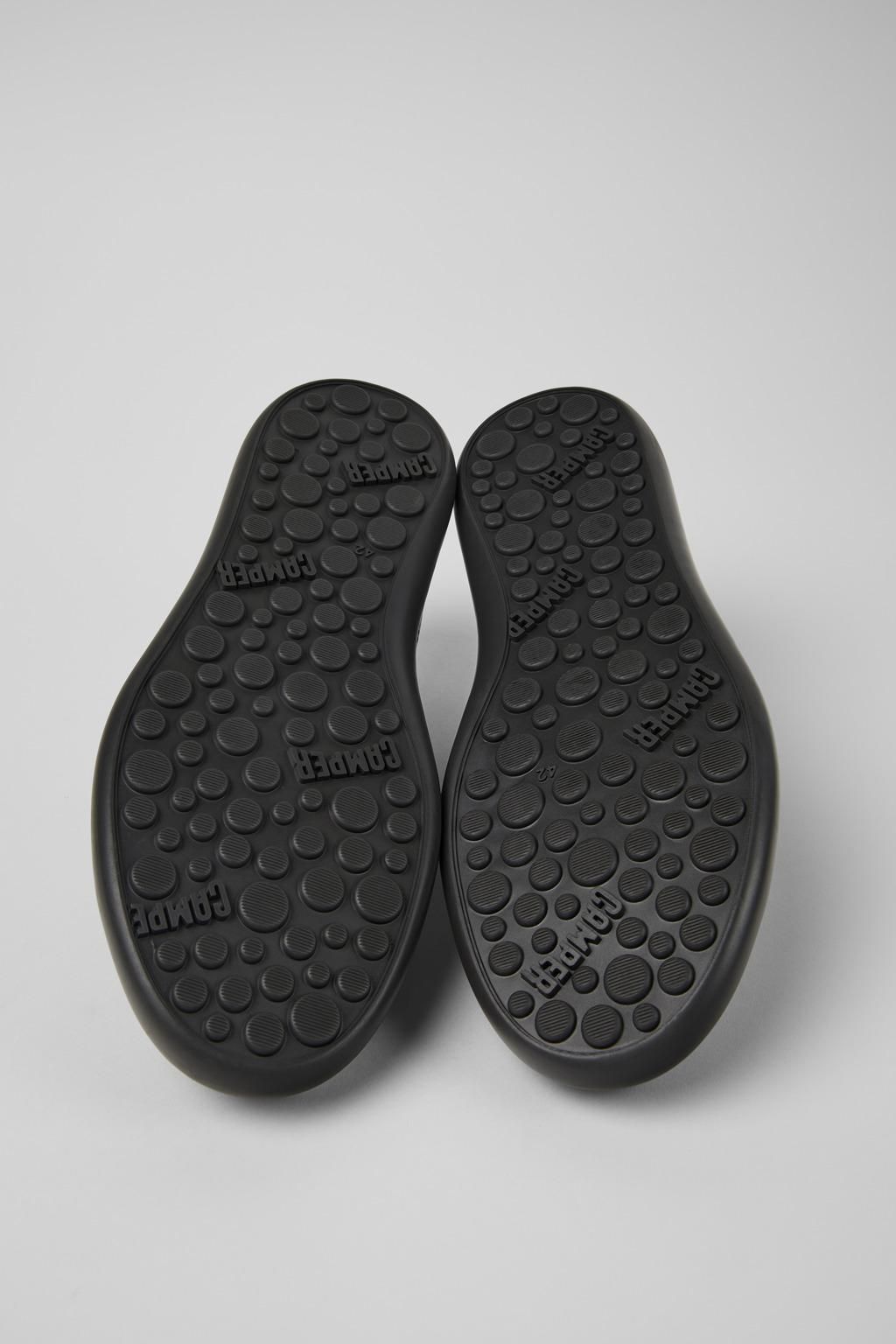 캠퍼 블랙 레더 베이직 스니커즈 Pelotas Soller K101003-001 BLACK - 상세 이미지 5