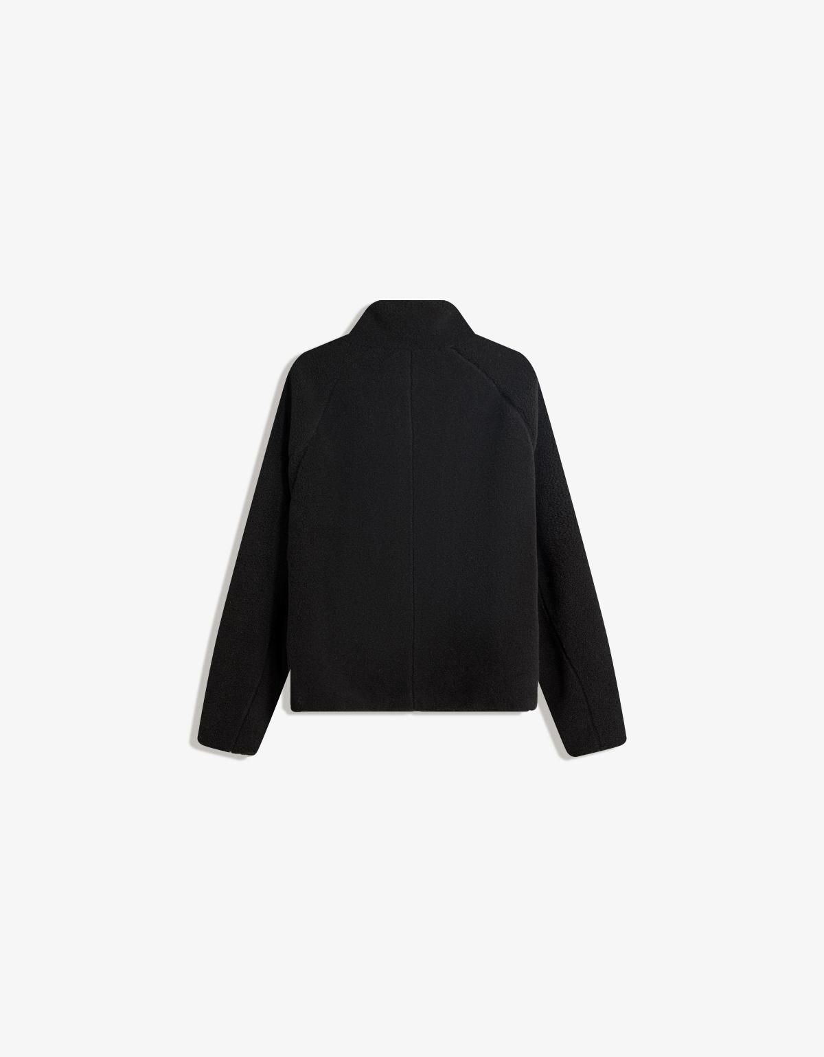 버쉬카 테크니컬 페이크 시어링 블랙 집업 재킷 6807/759 BLACK - 상세 이미지 2