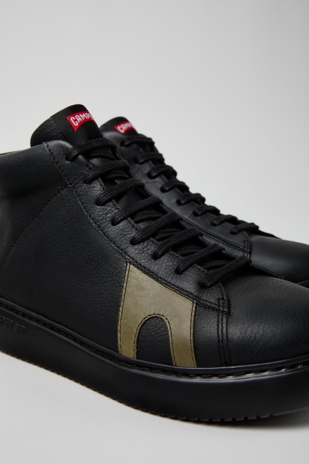캠퍼 레트로 청키 하이탑 스니커즈 Runner K21 K300429-006 BLACK - 상세 이미지 2