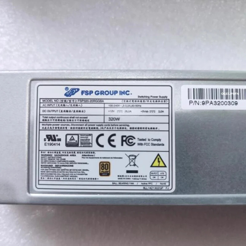 FSP 1U 320W FSP320-20RGGBA새 전원공급장치