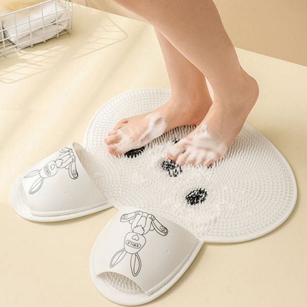 마사지 발 세척 매트 발바닥 발 각질 제거 - 상품 이미지