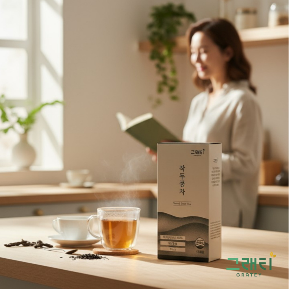 그래티 100% 국내산 무첨가 작두콩차 스틱 액상 원액 진액 이미지 2