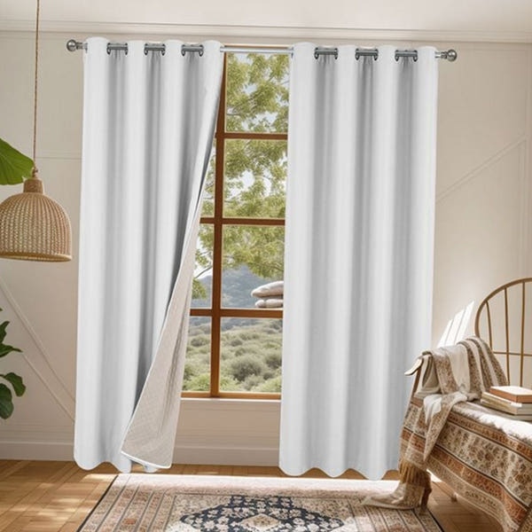 두꺼운 겨울 방한 커튼