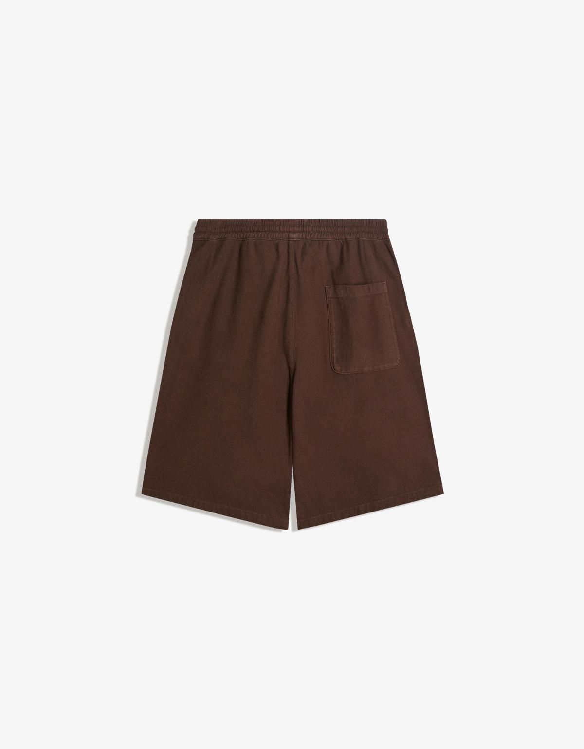 버쉬카 브라운 러스틱 조거 스케이터 반바지 8437/054 BROWN - 상세 이미지 2