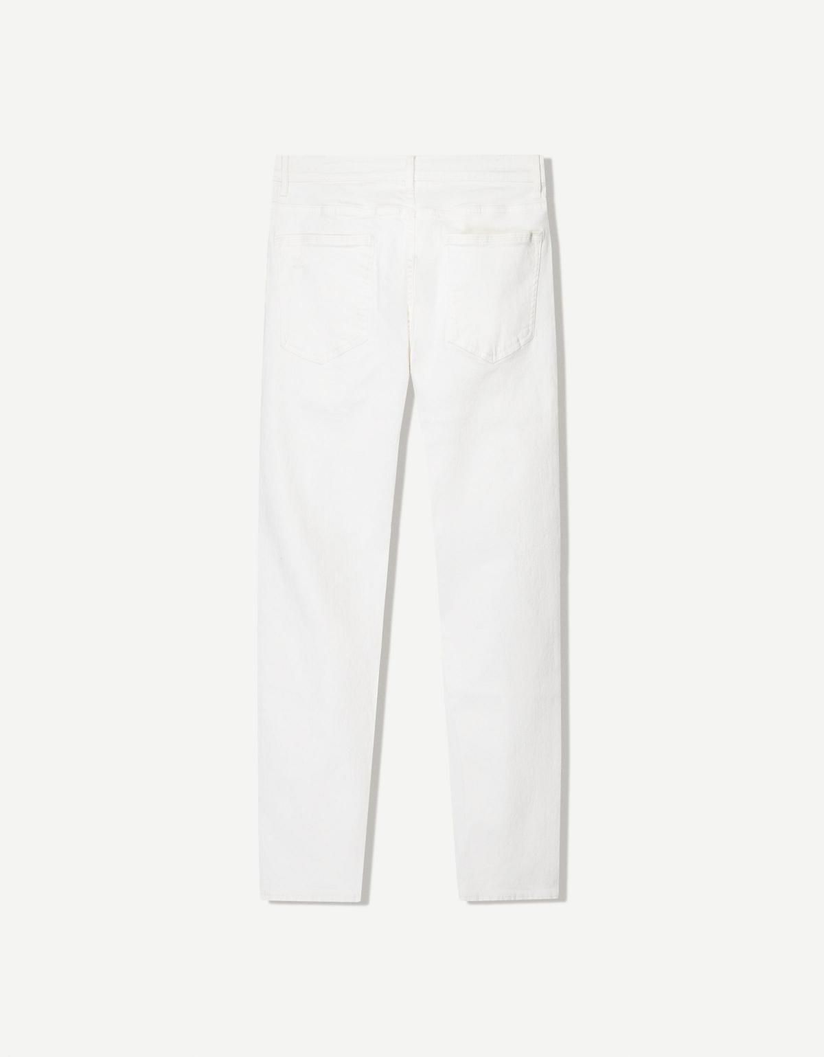 버쉬카 화이트 스키니진 0339/534 WHITE - 상세 이미지 2