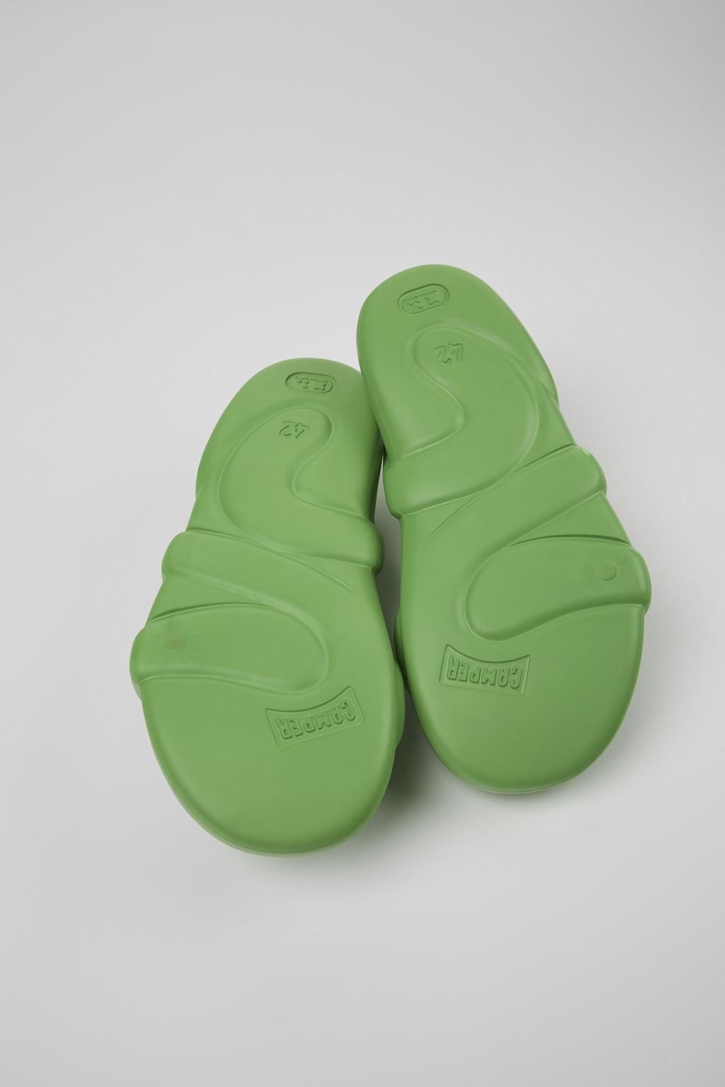 캠퍼 남녀공용 그린 스트랩 플랫 샌들 Kobarah K100957-006 GREEN - 상세 이미지 5