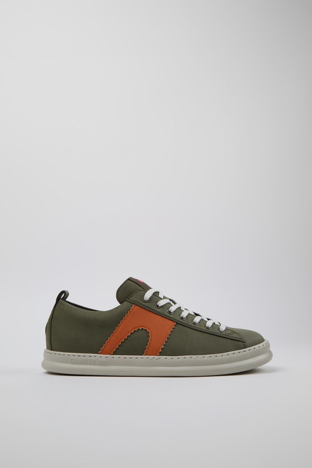 캠퍼 멀티컬러 레더 러너 남성 스니커즈 Runner K100893-014 GREEN - 메인 이미지