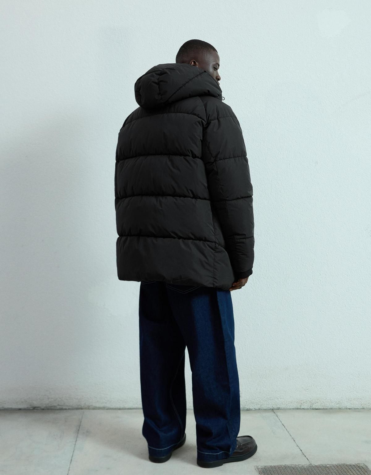 버쉬카 테크니컬 남성 롱 패딩 코트 6961/202 BLACK - 상세 이미지 3