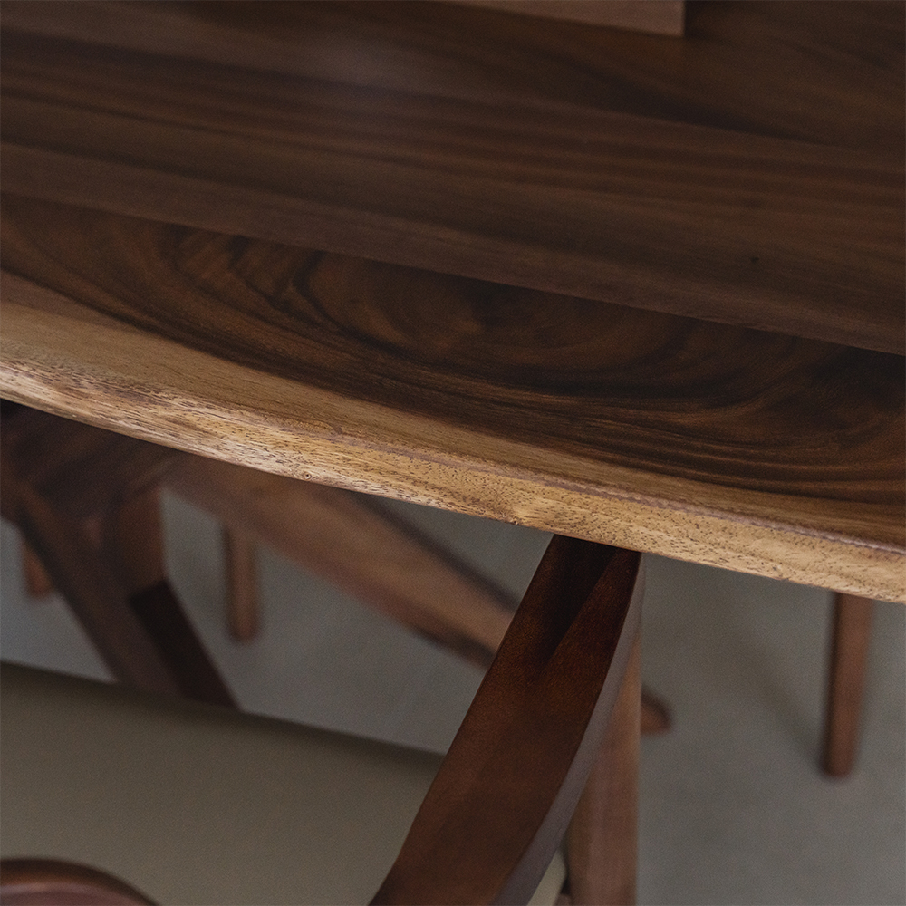 레스토X 우드슬랩 원목 카페 식탁 테이블 4인용 6인용