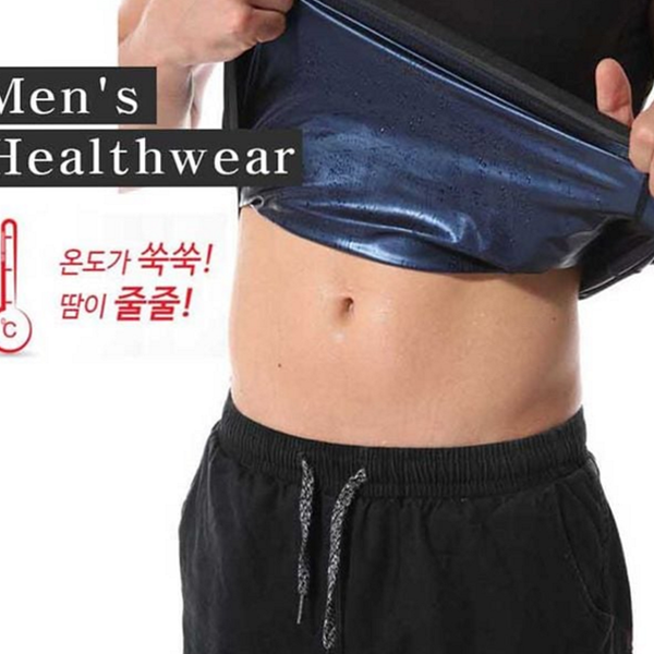 다이어트 남자 땀복 민소매 헬스 남성 땀복 조끼 - 상품 이미지