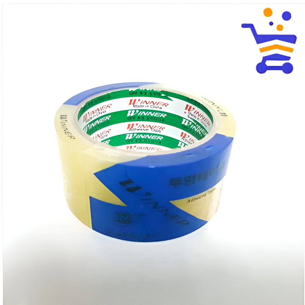 국산 투명 택배 박스 테이프 48mm x 40m 1개 (8198) - 상품 이미지