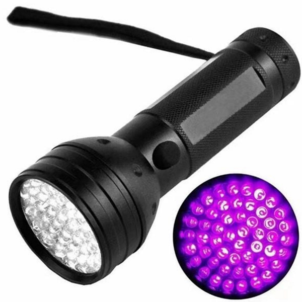 휴대용 uv 손전등 51구 led 손전등 탐지 야간 - 상품 이미지