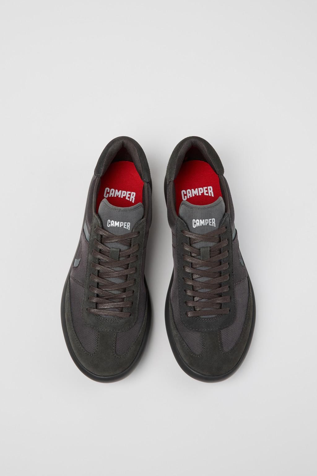 캠퍼 테크니컬 텍스타일 스니커즈 Pelotas Soller K101056-001 GREY - 상세 이미지 4