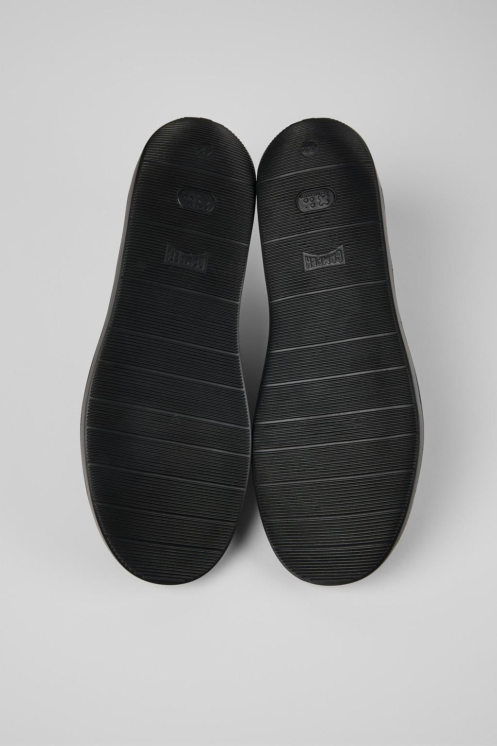캠퍼 블랙 레더 남성 블루처 더비슈즈 Wagon K100669-018 BLACK - 상세 이미지 5