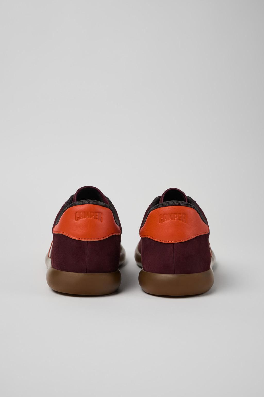 캠퍼 버건디 남성 스니커즈 Pelotas Soller K100937-008 BURGUNDY - 상세 이미지 3