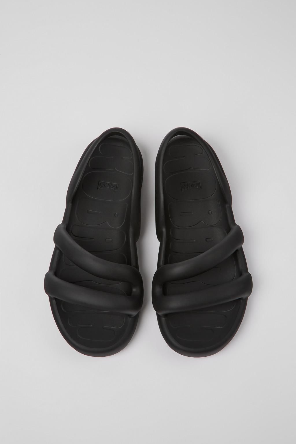 캠퍼 경량 블랙 와이드 플랫 남성 샌들 Kobarah K101079-001 BLACK - 상세 이미지 4