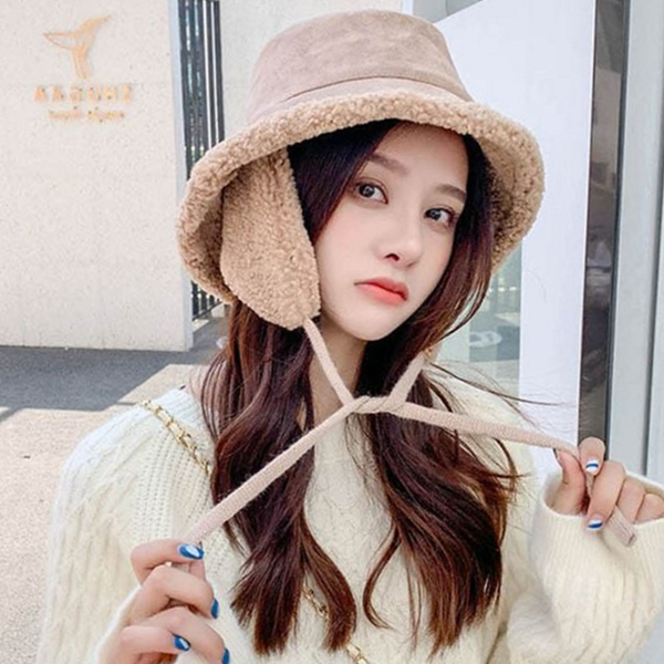 따뜻한 여성 겨울 모자 귀마개 여성 벙거지 모자 데일리 - 상품 이미지