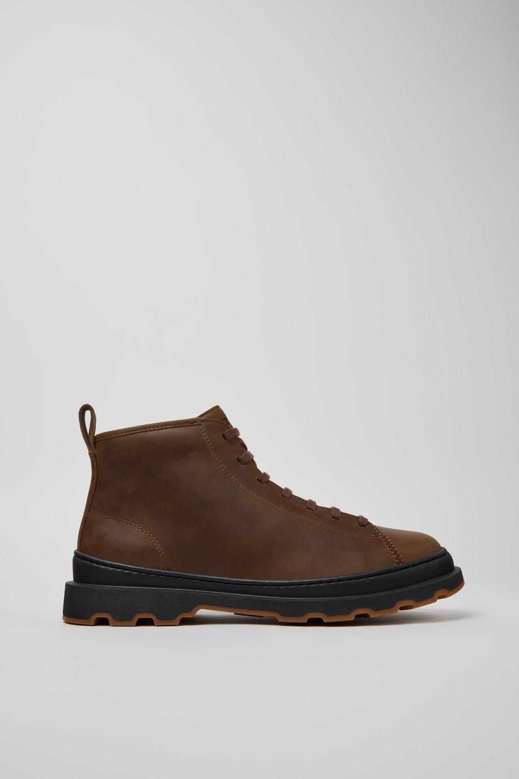 캠퍼 브라운 누벅 앵클부츠 Brutus K300535-002 BROWN - 상품 이미지