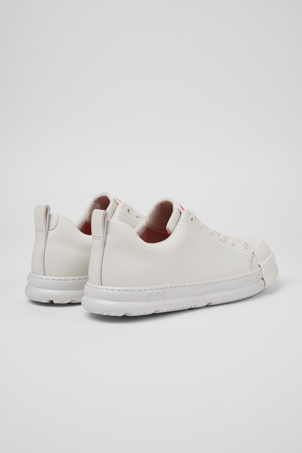 캠퍼 화이트 레더 스니커즈 Junction Runner K100978-011 WHITE - 상세 이미지 3