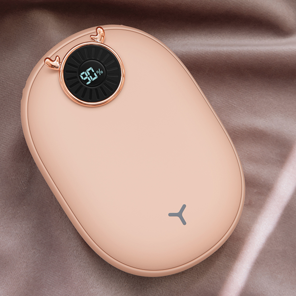 레트로 디자인 충전식 손난로 핸드워머 핫팩 USB C타입 전자 전기 미니 대용량 보조배터리 - 상세 이미지 4