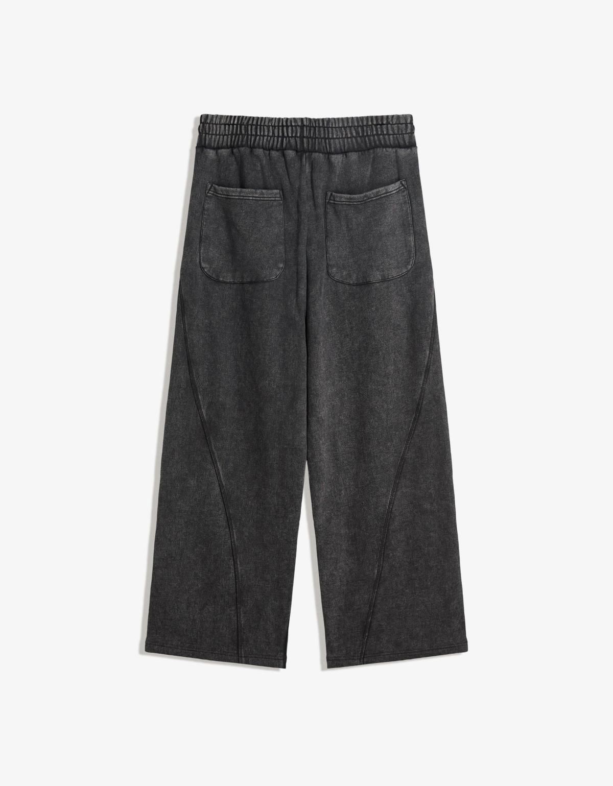 버쉬카 워시드 와이드 배기 데님 팬츠 5496/478 GREY - 상세 이미지 4