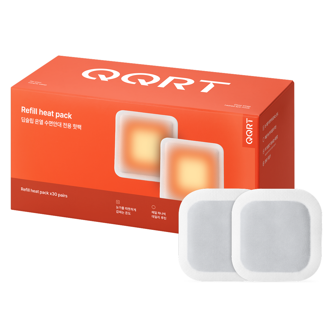 [본품별도/리필용] 컴포럽 QQRT 온열안대 수면안대 전용 리필 핫팩 30개입, 1개 제품 이미지