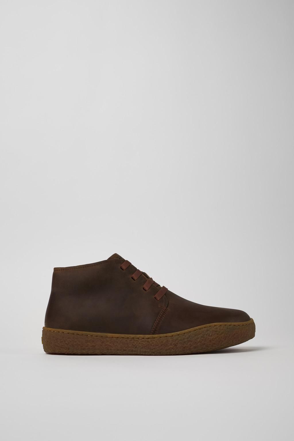 캠퍼 브라운 누벅 데저트 부츠 남성 Peu Terreno K300467-007 BROWN - 메인 이미지