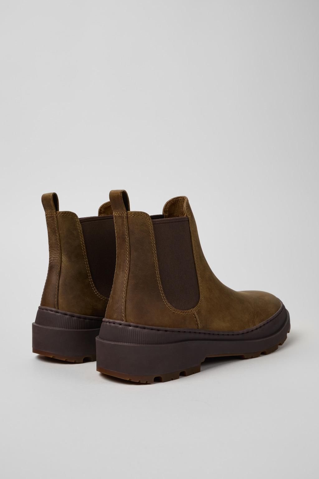 캠퍼 브라운 누벅 남성 앵클부츠 Brutus Trek K300435-014 BROWN - 상세 이미지 3