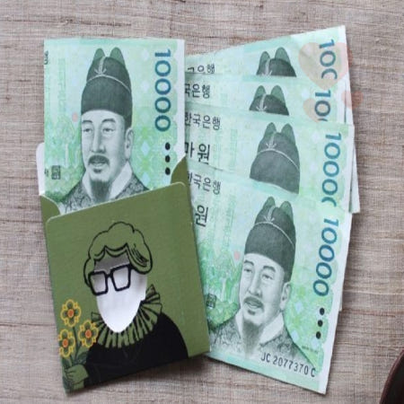 웃음이 생기는 특이한봉투 세뱃돈봉투 용돈선물
