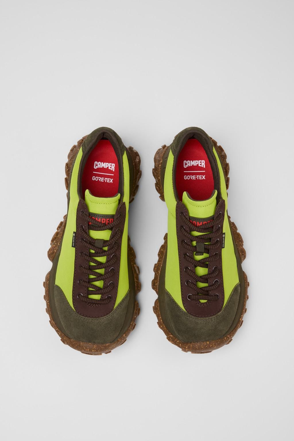 캠퍼 고어텍스 멀티컬러 청키 스니커즈 Karst Trek K101044-005 GREEN - 상세 이미지 4