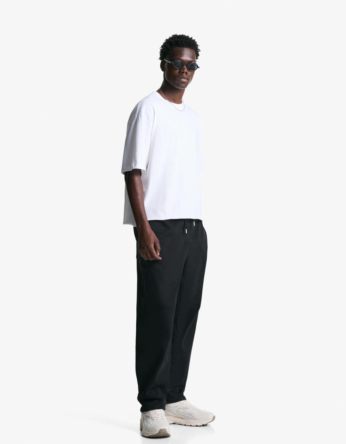 버쉬카 테크니컬 조거 데님 팬츠 5352/352 BLACK - 상세 이미지 2