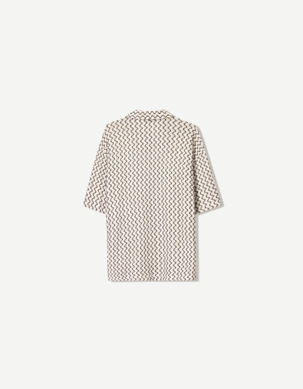 버쉬카 반팔 러스틱 셔츠 1248/218 CREAM - 상세 이미지 2