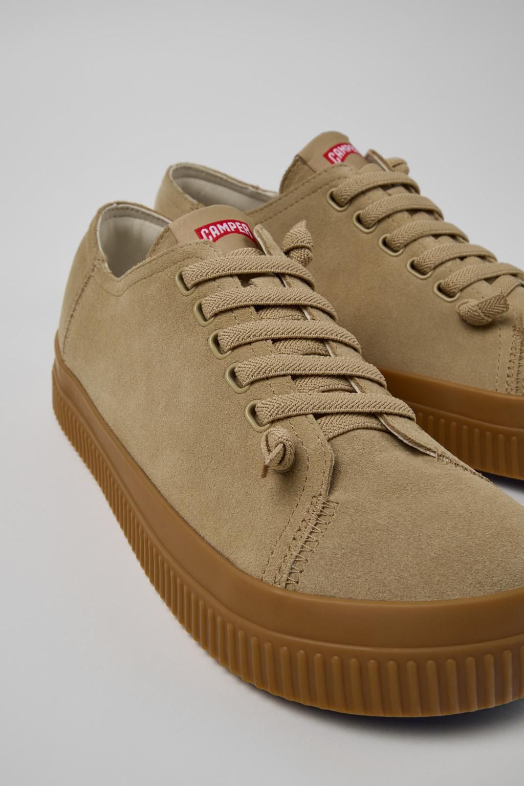 캠퍼 프리미엄 베이지 스니커즈 Peu Roda K101042-003 BEIGE - 상세 이미지 2