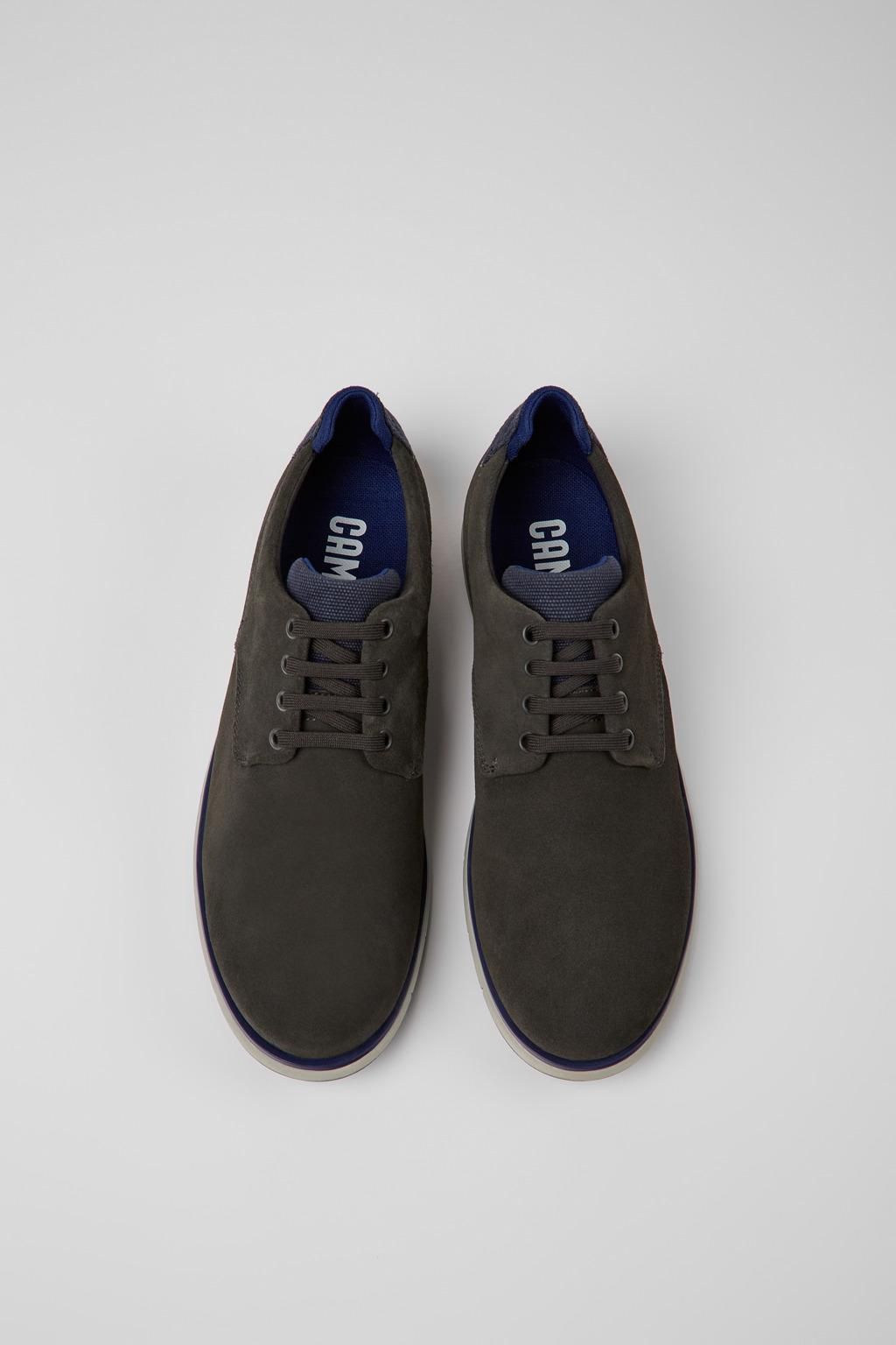 캠퍼 블루 그레이 누벅 텍스타일 슈즈 Smith K100478-007 GREY - 상세 이미지 4