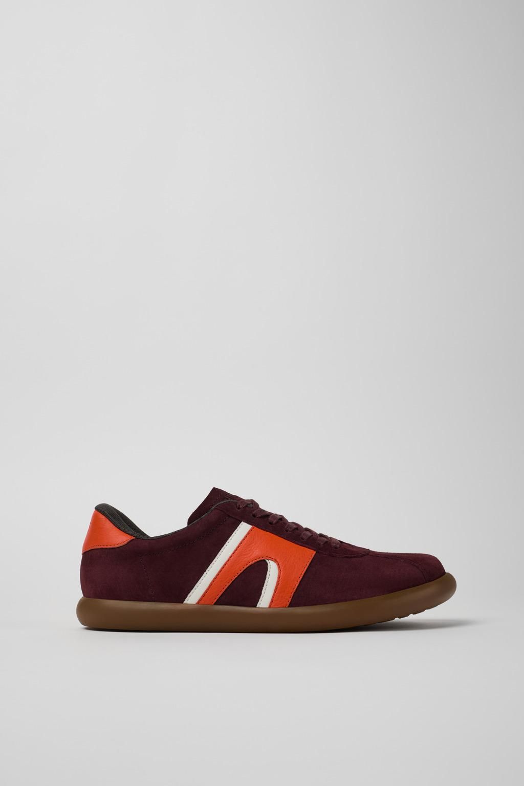 캠퍼 버건디 남성 스니커즈 Pelotas Soller K100937-008 BURGUNDY - 상품 이미지