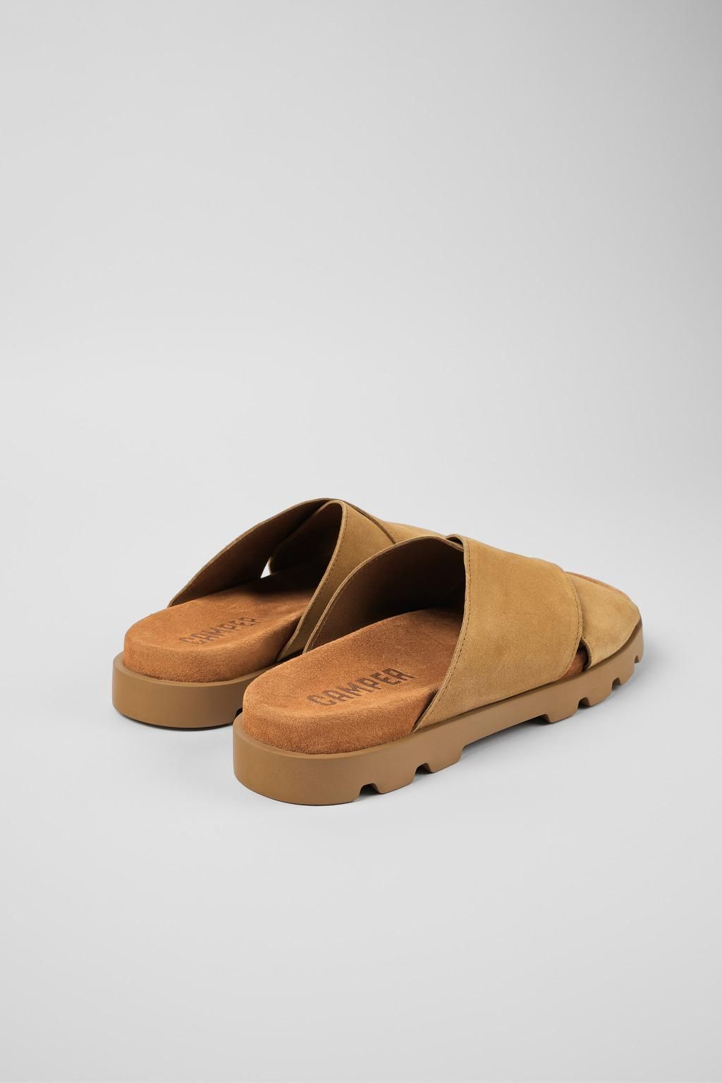 캠퍼 컴포트 누벅 샌들 Brutus K100775-015 BROWN - 상세 이미지 3