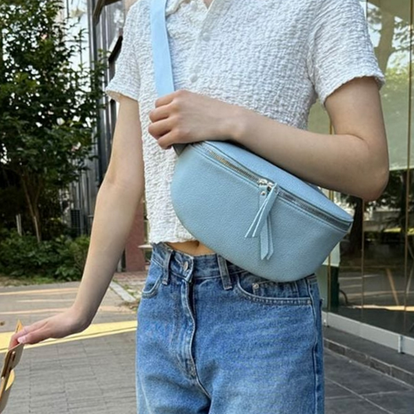가벼운 경량 힙색 캐주얼 데일리 힙색 투웨이 여행 - 상품 이미지