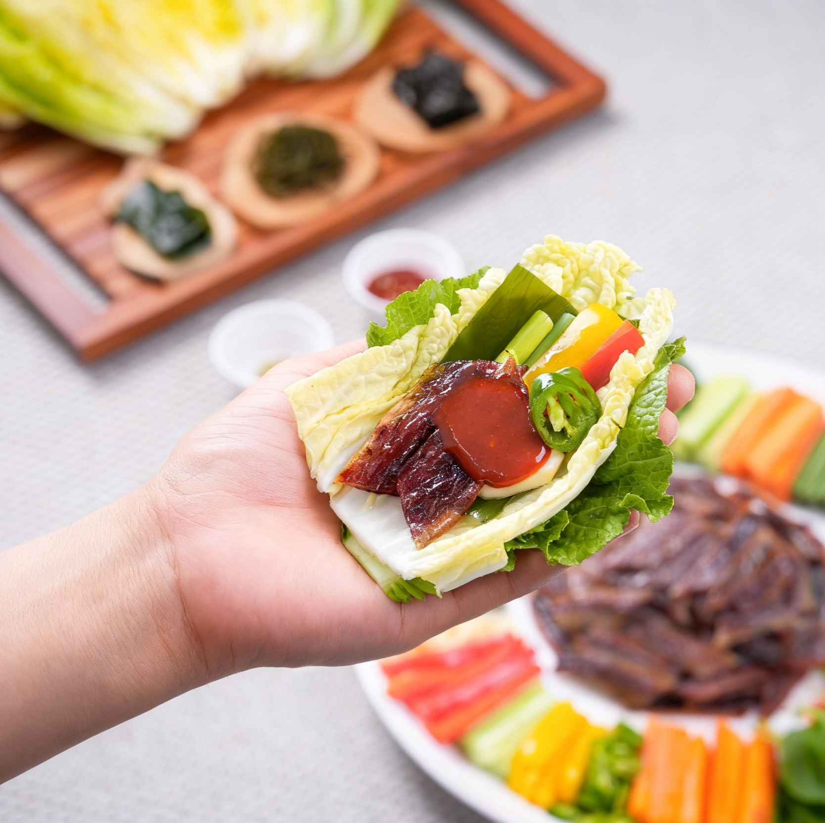 막걸리엔과메기 포항 구룡포 제철 과메기 10쪽 야채세트 - 상세 이미지 4
