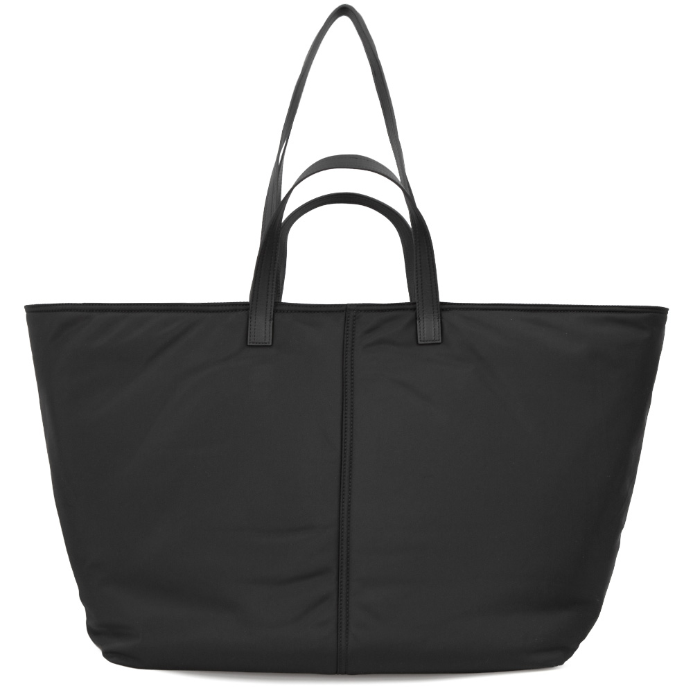 아미 하트 로고 패딩 나일론 캔버스 마르셀 블랙 쇼퍼백 ULL709 AW0001 001 (2025 F/W) - 상세 이미지 3