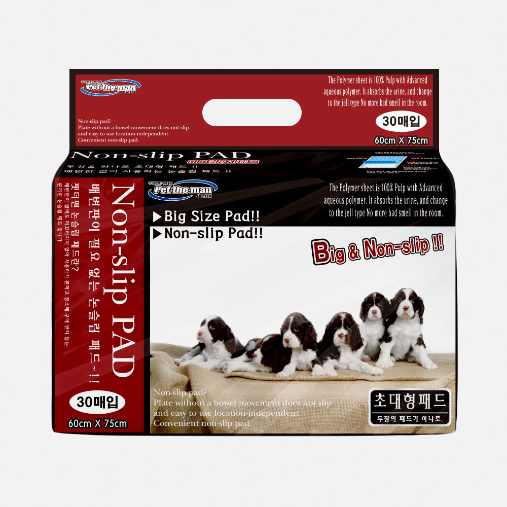 펫더맨 논슬립 엠보싱 소형 대형 강아지배변패드 라벤더, 30매입, 1개