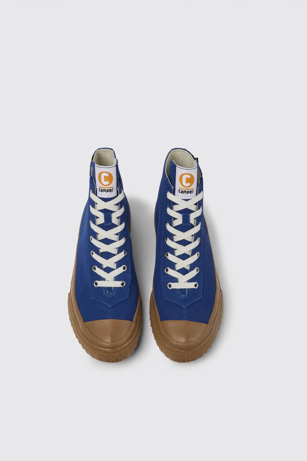 캠퍼 하이탑 스니커즈 블루 Camaleon K300379-009 BLUE - 상세 이미지 4
