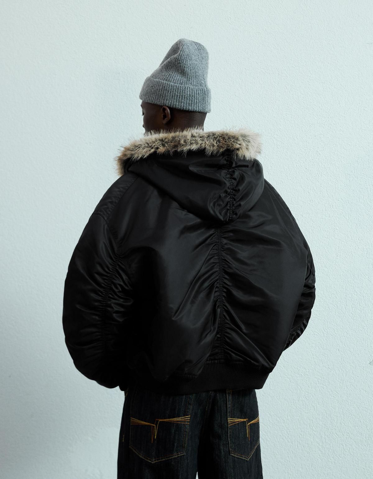 버쉬카 테크니컬 퍼카라 블루종 재킷 6809/046 BLACK - 상세 이미지 5