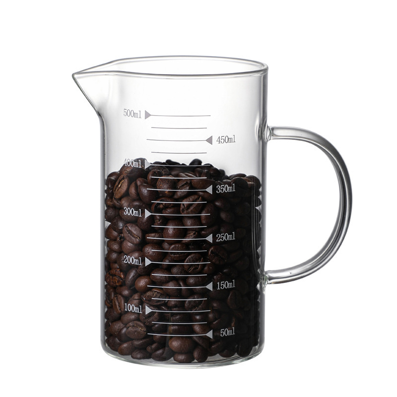 FROM 내열유리 이유식 홈베이킹 머그 비커 계량컵 500ml - 상세 이미지 4