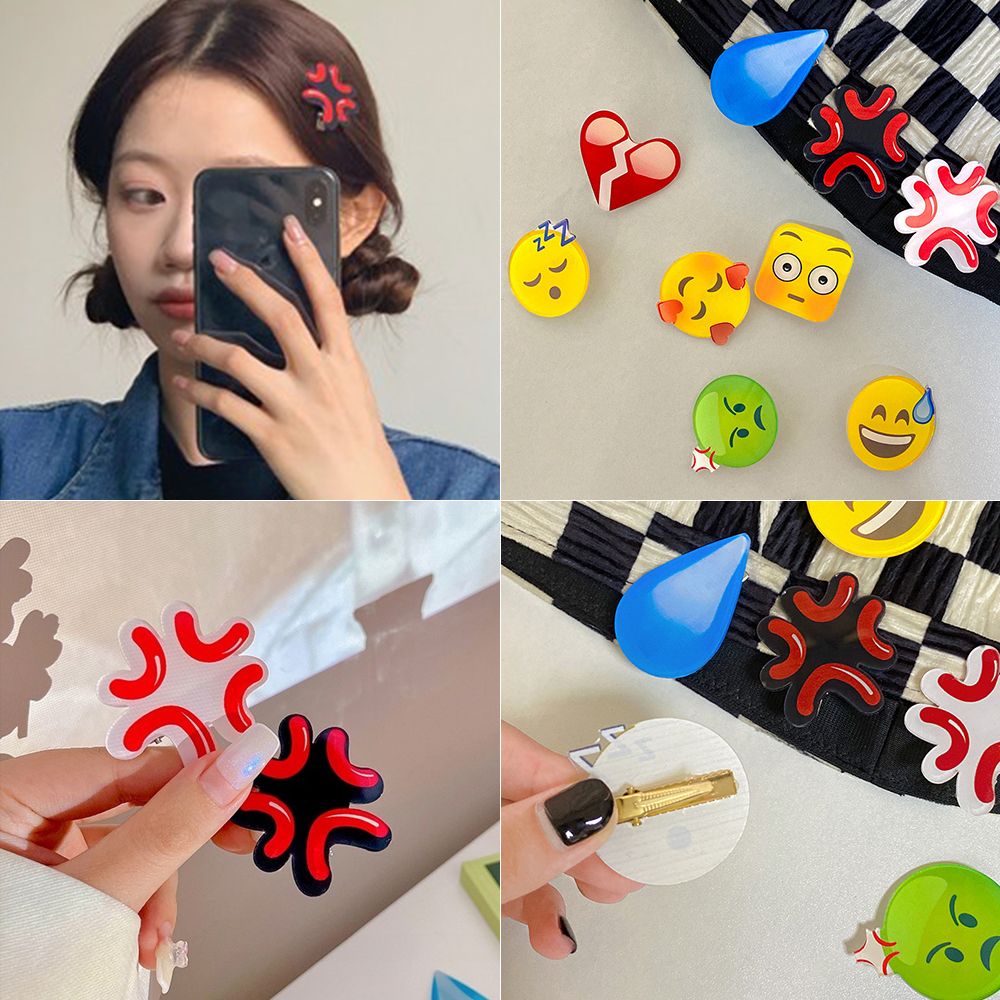 이모티콘 삔 핀 특이한 귀여운 집게핀 체육대회 - 상품 이미지