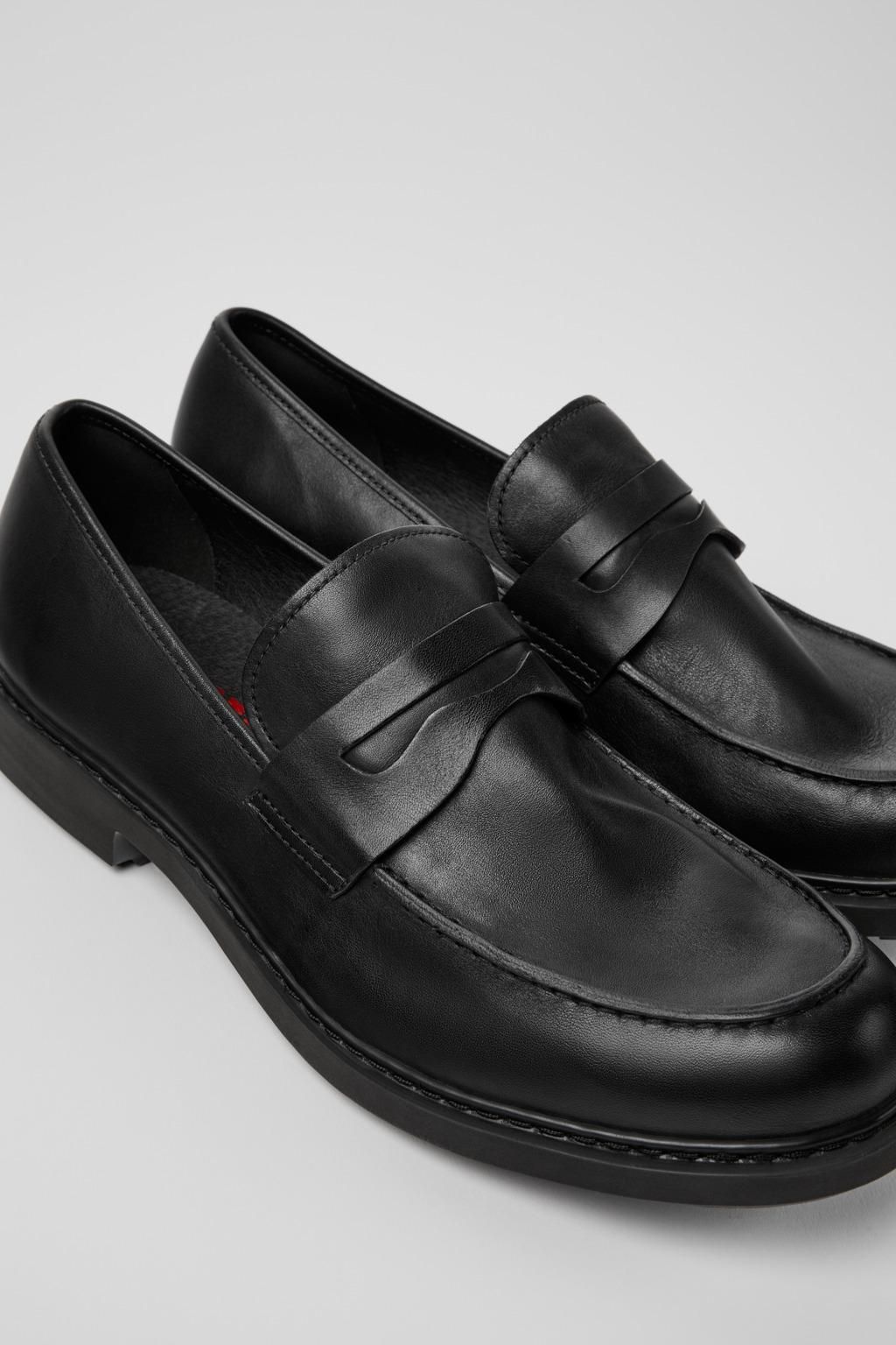 캠퍼 프리미엄 블랙 남성 로퍼 Neuman K100268-001 BLACK - 상세 이미지 2