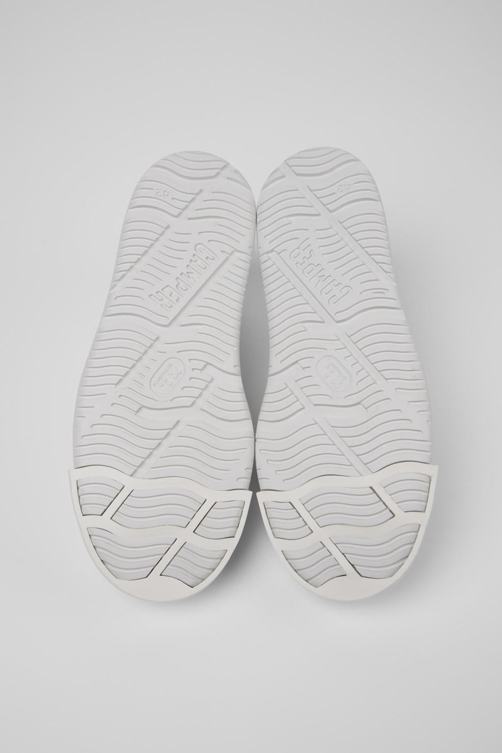 캠퍼 화이트 레더 스니커즈 Junction Runner K100978-011 WHITE - 상세 이미지 5