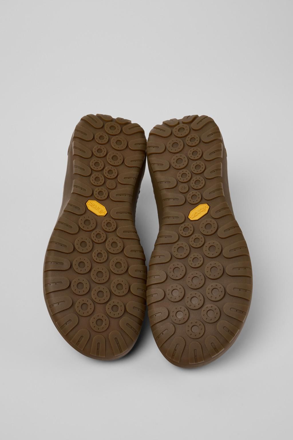 캠퍼 친환경 브라운 레더 스니커즈 Peu Serra K101075-005 BROWN - 상세 이미지 5